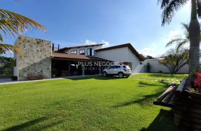 Casa térrea de alto padrão com 3 suítes no village araçoiaba | vista privilegiada | estuda permuta