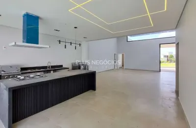 Casa térrea com 3 suítes e escritório à venda, alphaville nova esplanada, 4 votorantim, sp