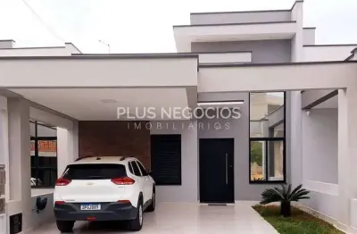 Casa à venda no horto villagio com 3 quartos, suíte, área gourmet, esquadrias de alumínio e garagem