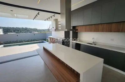 Magnífico sobrado em alphaville nova esplanda 4: vista deslumbrante para o pôr do sol, proximidade