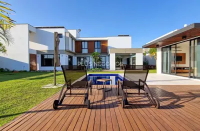 Sobrado em 2 lotes com 4 dorms, alphaville nova esplanada 3, votorantim - estuda 100% em permuta
