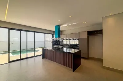 Luxuosa casa assobradada com 3 suítes, piscina e acabamento de alto padrão no alphaville nova espla