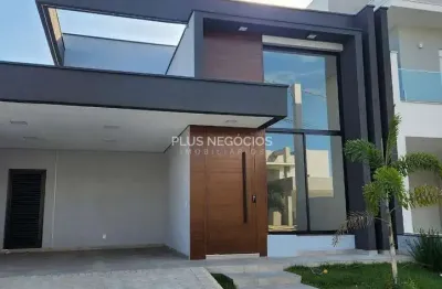 Casa moderna no condomínio le france, 3 suítes, 250m², área gourmet, piscina opcional, infraestrutu