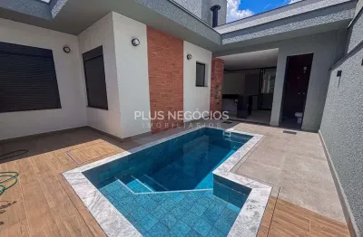 Casa térrea nova no chácara ondina | 3 suítes | pé-direito duplo | área gourmet com piscina