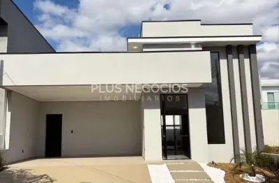 Casa térrea com espaço gourmet e automação alexa – condomínio golden park sigma, sorocaba/sp
