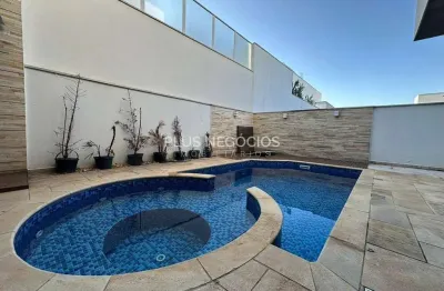 Casa para venda e locação 5 suítes área gourmet e piscina condomínio mont. blanc, parque reserva fa