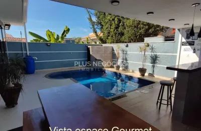 Casa à venda 3 suítes área gourmet e piscina condomínio com laser completo, parque residencial vill