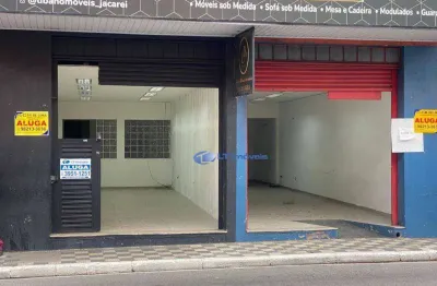 Loja para alugar, 100 m² por r$ 4.900,00/mês - centro - jacareí/sp
