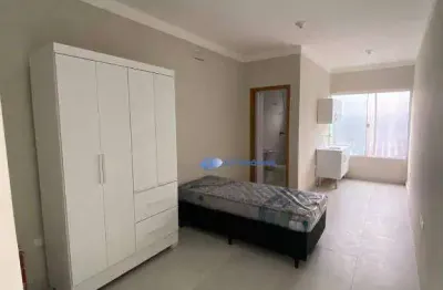 Kitnet com 1 dormitório para alugar, 24 m² por r$ 1.050,00/mês - jardim califórnia - jacareí/sp