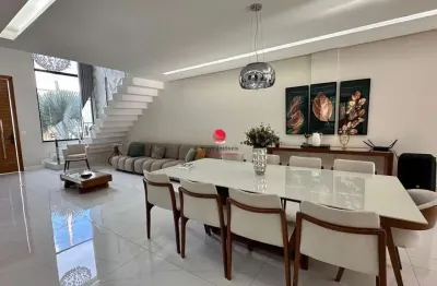 Casa em condomínio fechado com 3 quartos à venda na portal das estrelas, 208, portal do sol, contagem por r$ 3.795.000