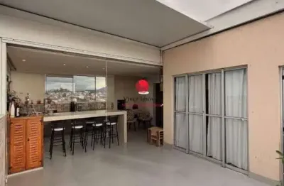 Cobertura com 3 quartos à venda na rua avelino dos santos, 84, caiçara, belo horizonte por r$ 990.000