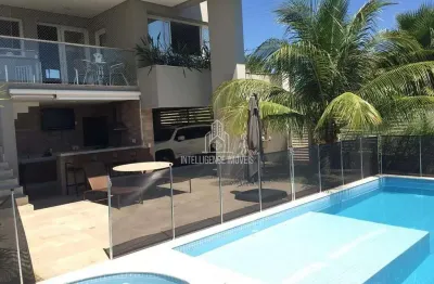 Casa à venda no condomínio florais cuiabá, com 4 suítes sendo 1 suíte master com jacuzzi em cuiabá-