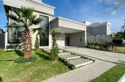 Casa em condominio à venda com 239m² e 3 suítes sendo uma master no condomínio villa jardim, parque