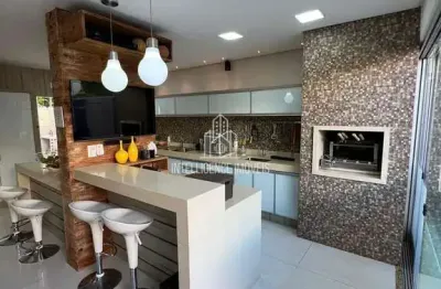 ## casa em condomínio à venda, térrea, de esquina com  250 m², 2 suítes, piscina e espaço gourmet,