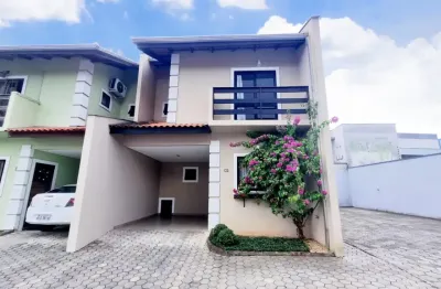 Lindo sobrado residencial em condomínio fechado com 1 suite e mais 2 quartos a venda no bairro são marcos em joinville sc. valor r$480.000,00