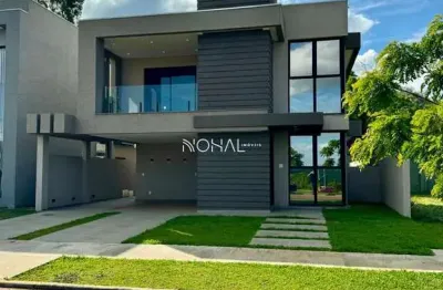 Casa semi mobiliada à venda com 3 suítes no condomínio terras alphaville