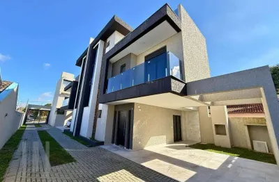 Sobrado com 3 dormitórios à venda, 140 m² por r$ 849.000 - xaxim - curitiba/pr
