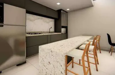 Apartamento à venda, 2 quartos, 1 suíte, 2 vagas, santa monica - uberlandia/mg