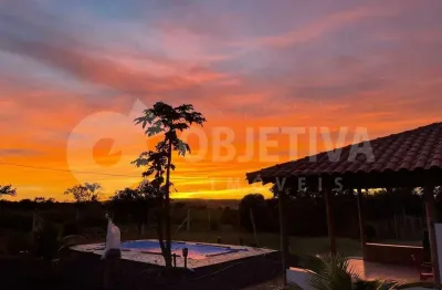 Chácara à venda, 1 quarto, 12 vagas, área rural - uberlandia/mg