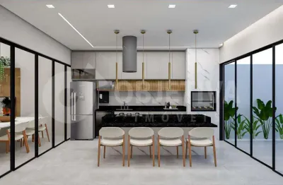 Linda casa nova a venda no bairro jardim botânico em uberlândia: projeto moderno, acabamento de qualidade e localização privilegiada!