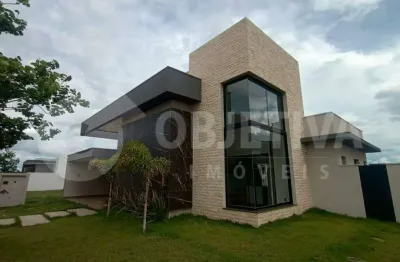 Casa térrea de luxo a venda com integração excepcional - condomínio arts em uberlândia