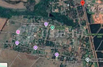 Chácara em condomínio à venda, jockey camping - uberlandia/mg