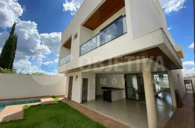 Casa em condomínio à venda, 5 quartos, 5 suítes, 4 vagas, varanda sul - uberlandia/mg