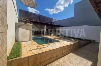 Casa para aluguel, 3 quartos, 1 suíte, 2 vagas, alto umuarama - uberlandia/mg