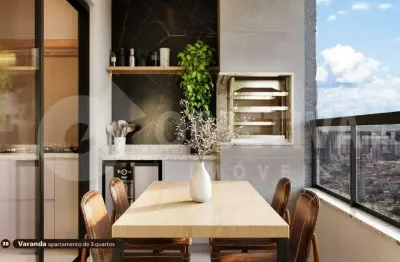 Apartamento à venda, 3 quartos, 1 suíte, 2 vagas, santa monica - uberlandia/mg