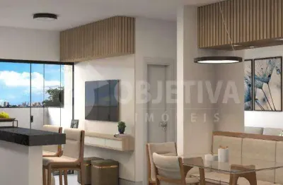 Apartamento à venda, 2 quartos, 1 suíte, 2 vagas, santa monica - uberlandia/mg