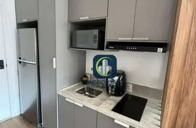 Studio com 1 dormitório para alugar, 27 m² por r$ 2.400/mês - chácara seis de outubro - são paulo/sp