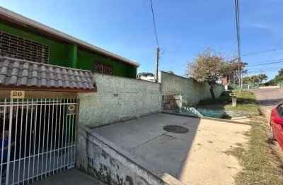 Terreno de esquina comercial, contendo 1 sobrado e 1 casa de madeira - santa cândida