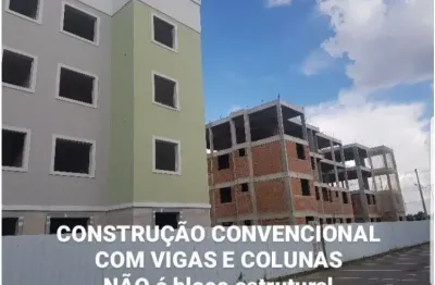 Apartamento com 1 quarto novo, 1 vaga de estacionamento demarcada - almirante tamandaré - pr.