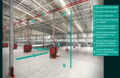 Barracão / galpão / depósito para alugar no jardim mimas, embu das artes , 5225 m2 por r$ 104.310