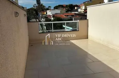 Cobertura nova à venda 90m²  no bairro paraíso em santo andré