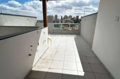 Excelente cobertura para venda, 2 dorm, 2 vagas r$445mil na vila scarpelii