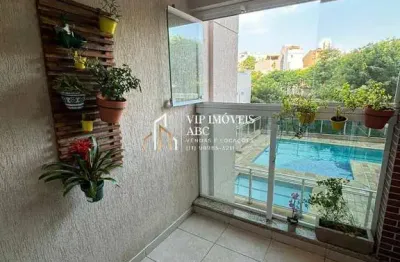 Apartamento à venda 84m² no condomínio vivere vila valparaiso, santo andré