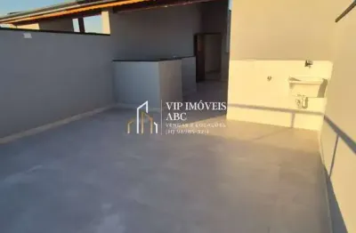 Oportunidade!! cobertura à venda na vila tibiriçá com elevador r$399mil