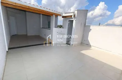 Cobertura nova com elevador à venda na vila pires r$456mil
