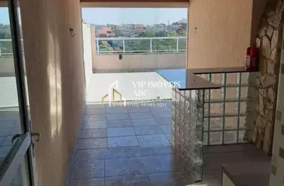 Cobertura à venda com 2 dormitórios no jardim santo antônio r$435mil