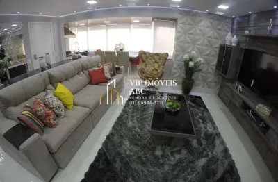 Apartamento à venda com 3 suítes no condomínio paris em santo andré