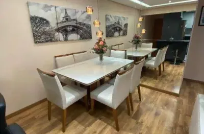 Lindo apartamento 82m² no bairro jardim em santo andré, 3 dorm, 2 vagas