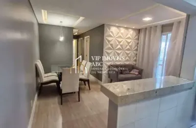 Apartamento com 3 dormitórios e 2 vagas de garagem santo andré - valparaiso