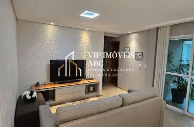 Apartamento à venda decorado 82m² no jardim bela vista em santo andré