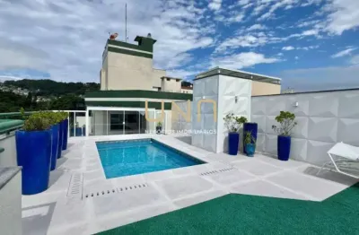 Cobertura duplex exclusiva no coração da cidade vista beira-mar r$ 3.490.000