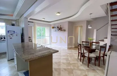 Cobertura com 3 dormitórios à venda, 182 m² por r$ 1.280.000,00 - córrego grande - florianópolis/sc