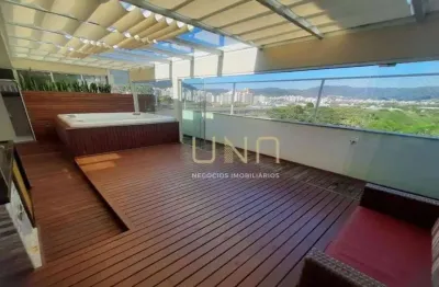 Cobertura com 2 dormitórios à venda, 108 m² por r$ 1.170.000,00 - itacorubi - florianópolis/sc