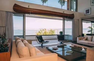 Casa com 6 dormitórios à venda, 800 m² por r$ 21.000.000,00 - cacupé - florianópolis/sc
