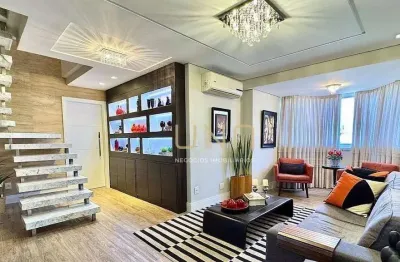 Cobertura com 3 dormitórios à venda, 206 m² por r$ 2.720.000,00 - centro - florianópolis/sc