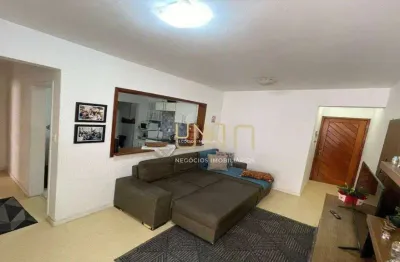 Apartamento aconchegante de 2 dormitórios com área externa – kobrasol/sj